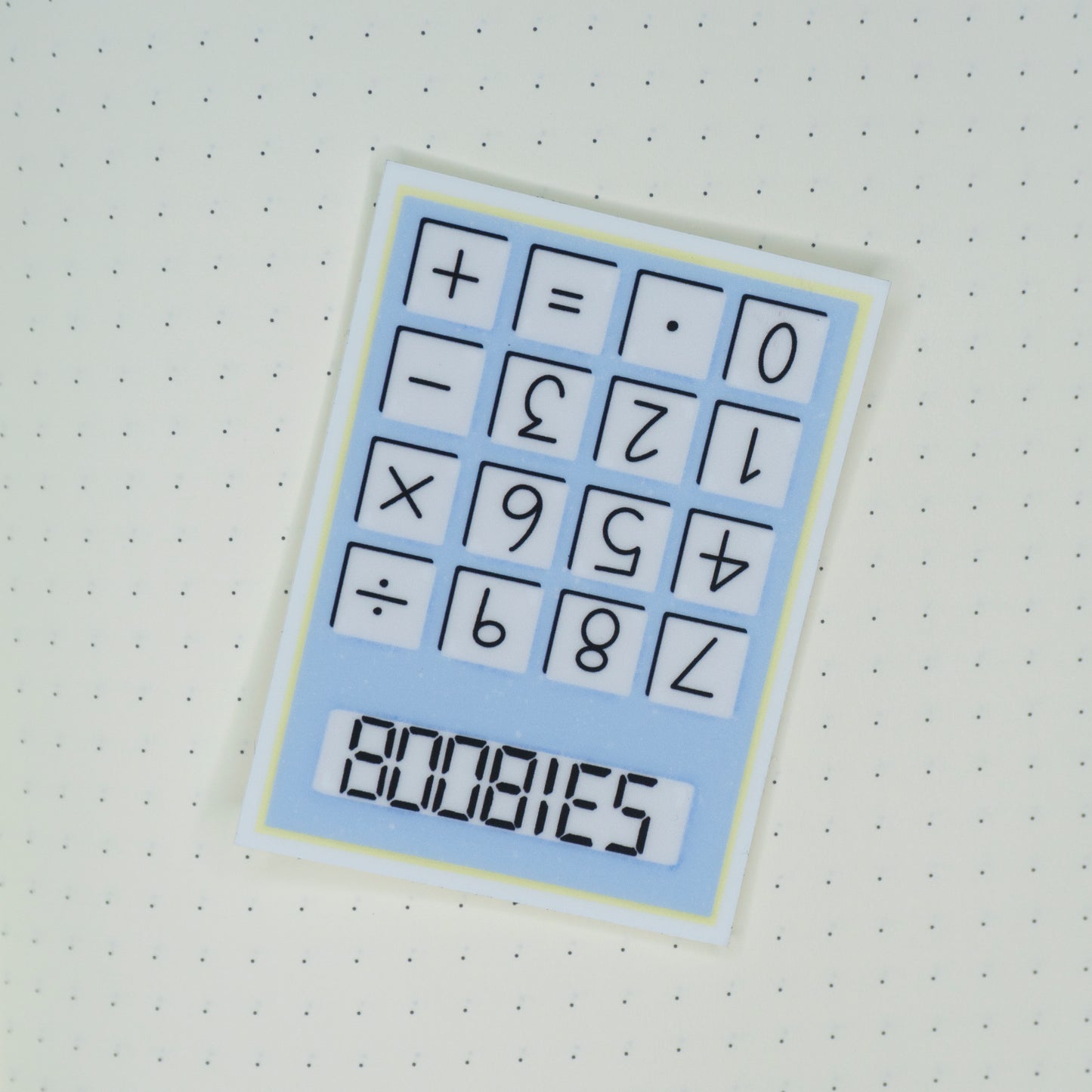 5318008 Calculator Sticker